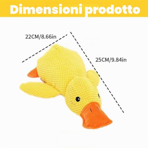 pawrella  Anatra Peluche con Squeak